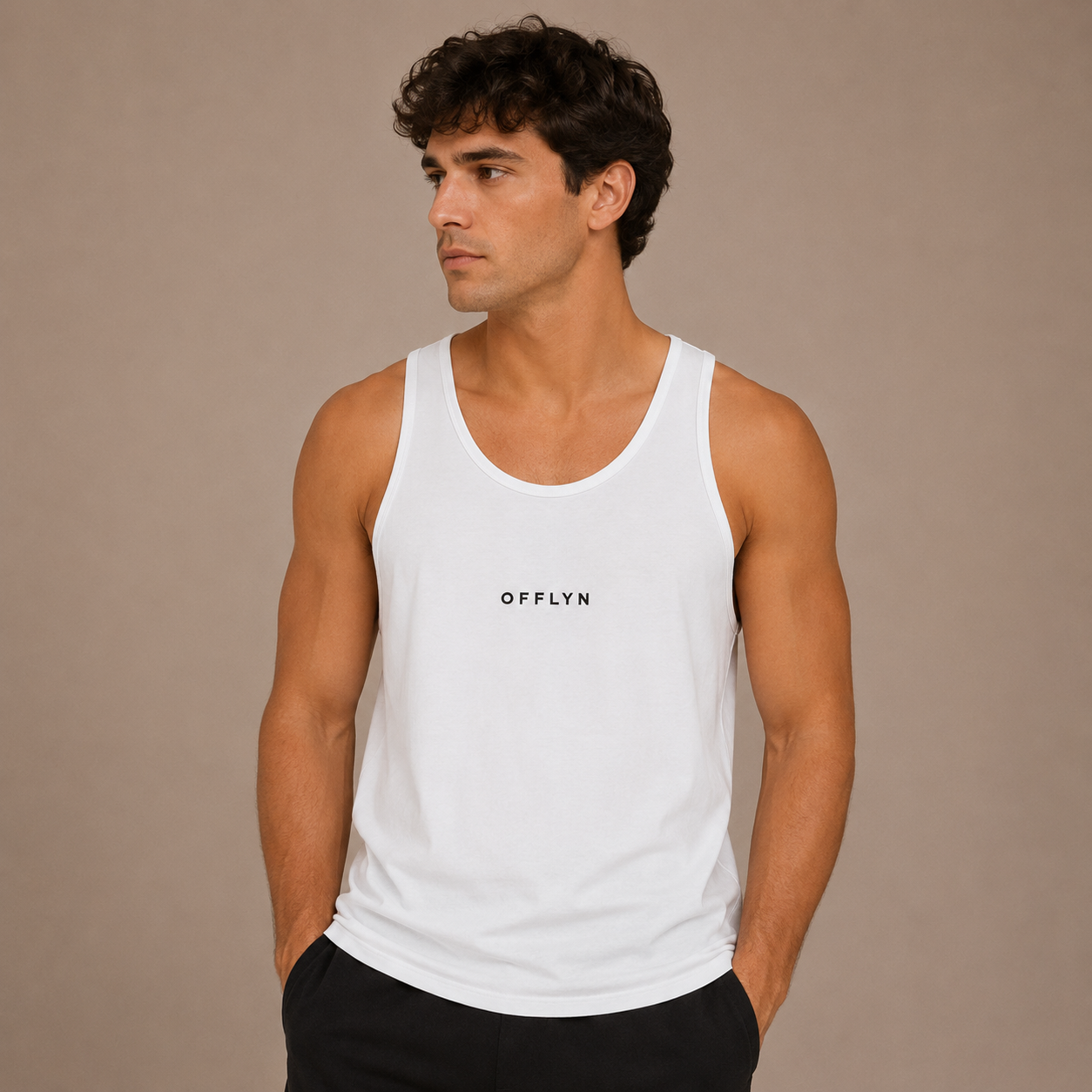 OFFLYN tank lifestyle male white