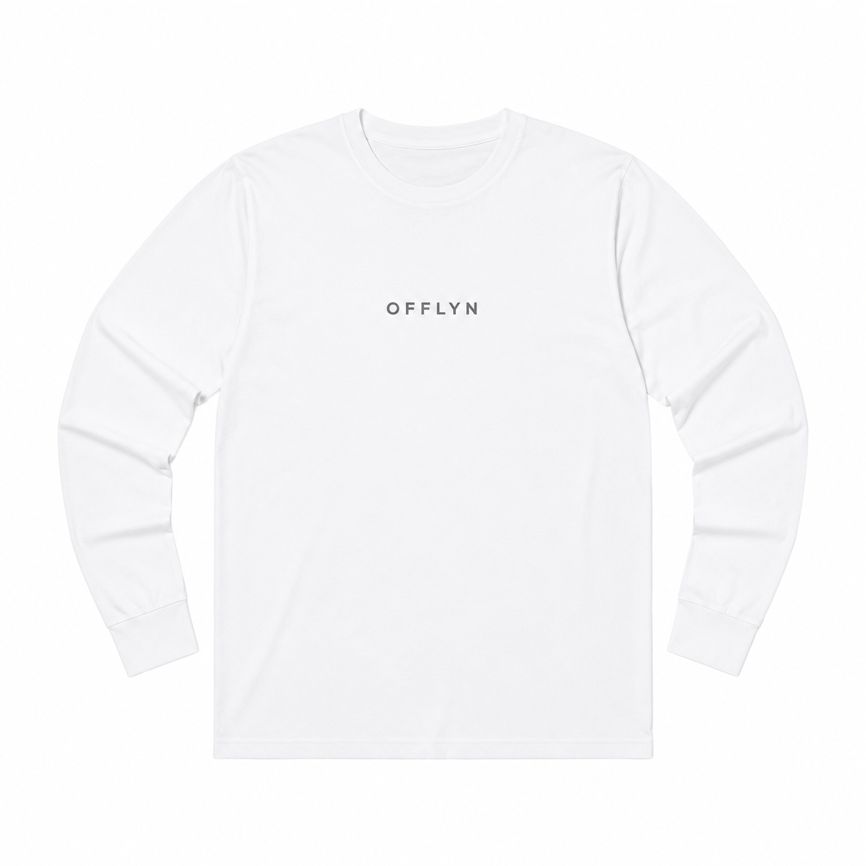OFFLYN long sleeve tee white