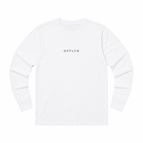 OFFLYN long sleeve tee white