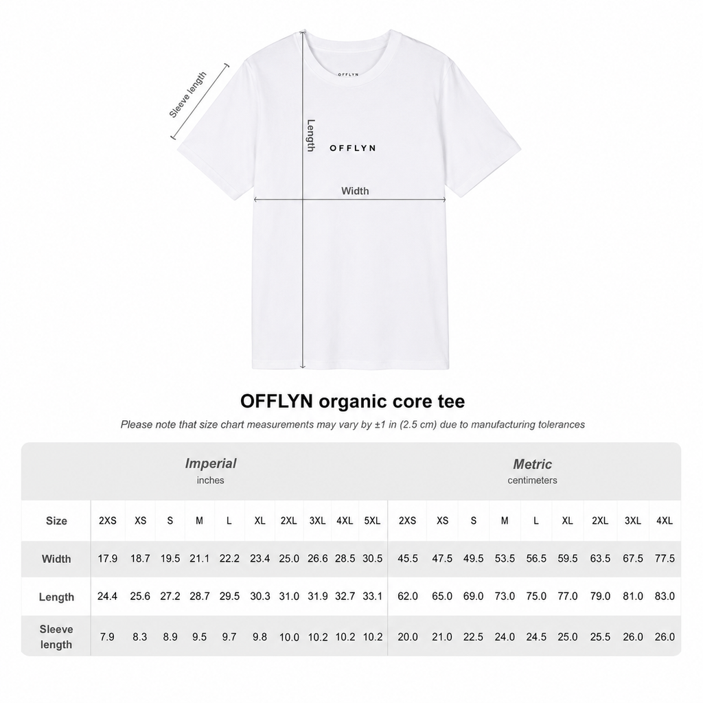 OFFLYN organic core tee