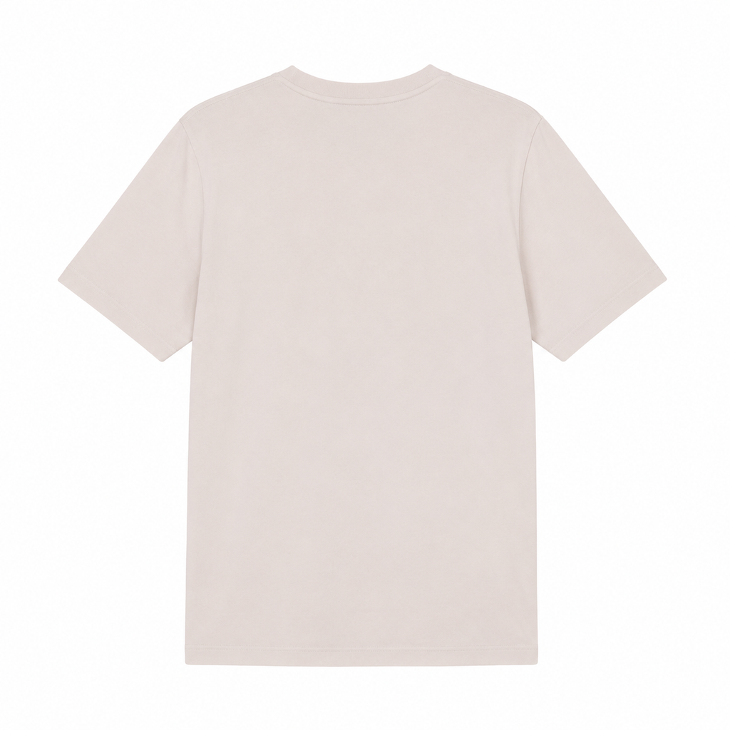 OFFLYN organic core tee vintage white sand back