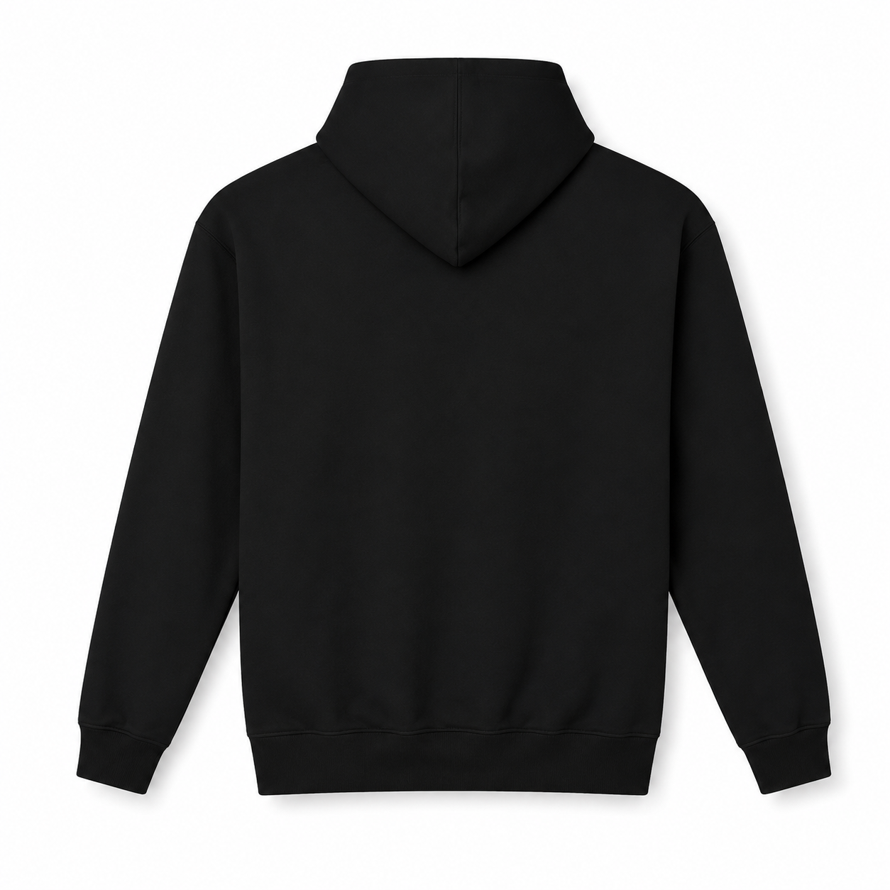 OFFLYN essentials hoodie black back