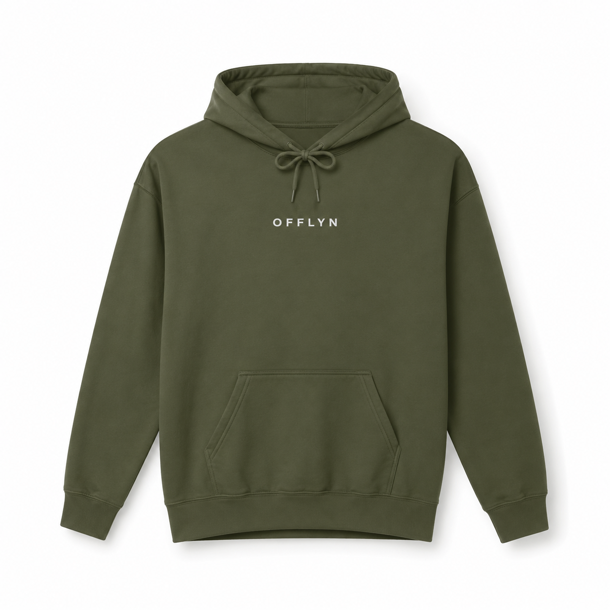 OFFLYN essentials hoodie green