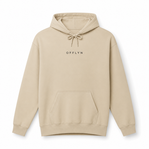OFFLYN essentials hoodie sand