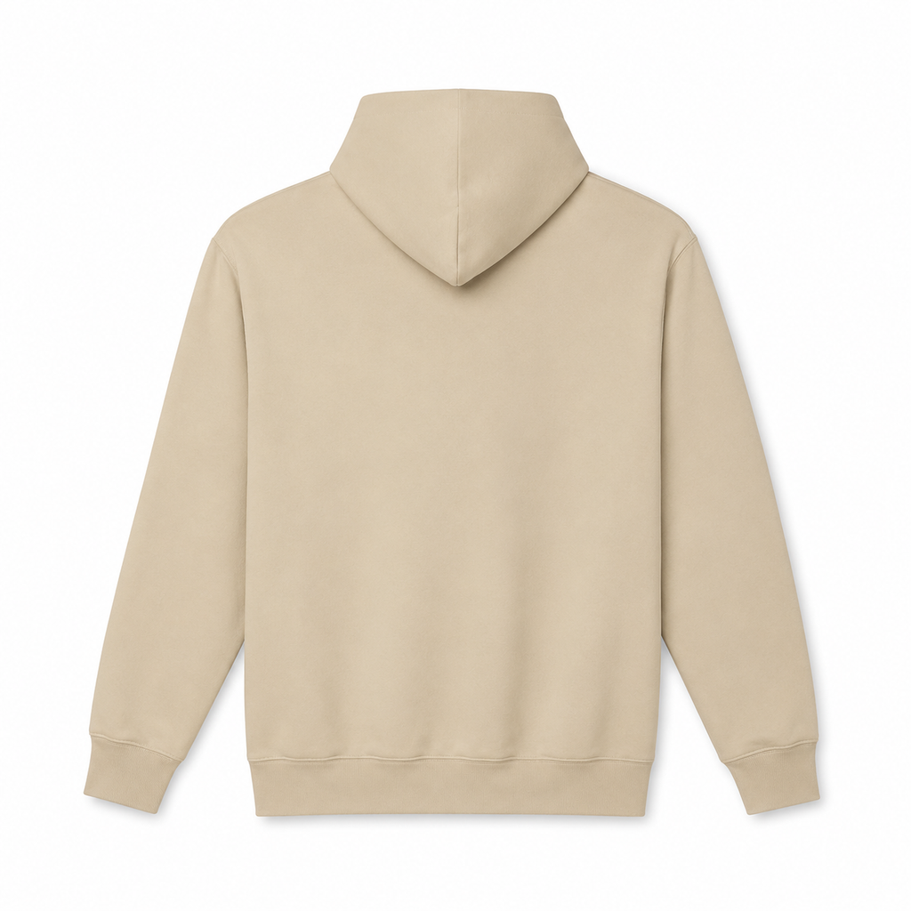OFFLYn essentials hoodie sand back