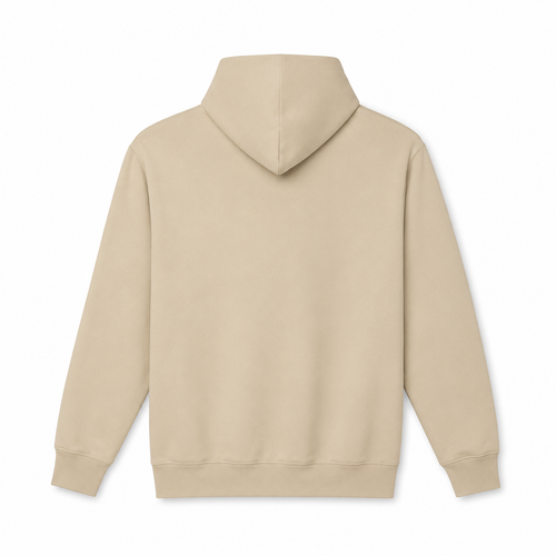 OFFLYn essentials hoodie sand back