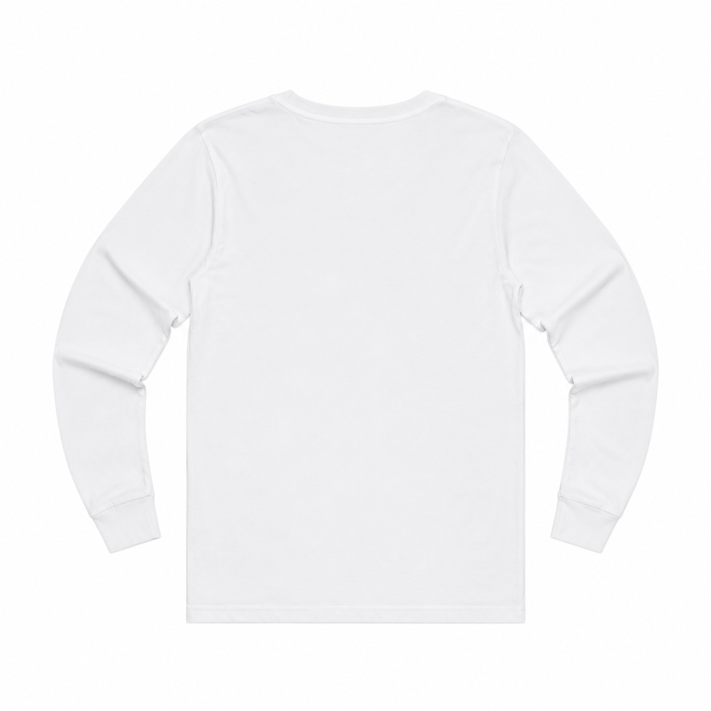 OFFLYN long sleeve tee white back